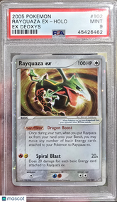 2005 Pokemon EX Deoxys Rayquaza EX Holo PSA 9 #102 Mint