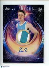 2025-26 Topps Midnight Kon Knueppel RC Rookie Patch Auto Midnight 07/12 Hornets