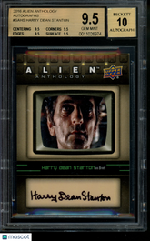 Upper Deck Alien Anthology Autograph Harry Dean Stanton BRETT Auto BGS 9.5/10