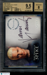 2005 Spike The Complete Story Autograph James Marsters as Spike Auto BGS 9.5