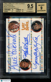 Lost in Space Autograph Angela Cartwright Marta Kristen June Lockhart BGS 9.5