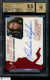2003 Women of James Bond Autograph Kristina Wayborn Limited Auto BGS 9.5/10