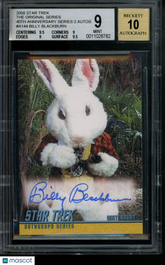 2008 Star Trek TOS 40th Autograph Billy Blackburn White Rabbit Auto BGS 9/10