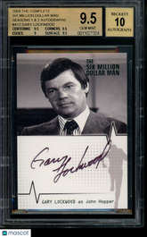 2004 Six Million Dollar Man S1 Autograph Gary Lockwood Limited Auto BGS 9.5/10