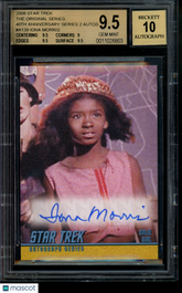 2008 Star Trek TOS 40th Anniv Autograph Iona Morris Limited Auto BGS 9.5/10
