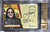 2002 The Osbournes Season One Autographs Ozzy #A1 BGS 9.5/ 10 Auto Gem