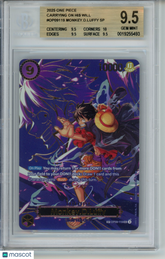 2025 One Piece Carrying on His Will Monkey.D.Luffy SP BGS 9.5 #OP09119 Gem Mint