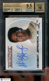 2004 Battlestar Galactica Autograph Herbert Jefferson Jr. Auto BGS 9.5/10
