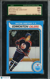 1979-80 Topps Wayne Gretzky #18 Rookie RC SGC 7.5 NM+ Oilers HOF