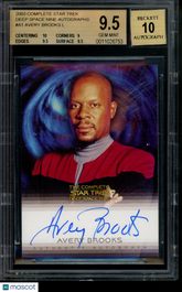 2003 Star Trek Deep Space Nine Autograph Avery Brooks Limited Auto BGS 9.5/10