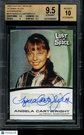 2003 Fantasy Worlds Lost In Space Autograph Angela Cartwright Auto BGS 9.5/10