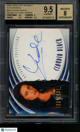 2000 Farscape S1 Claudia Black Aeryn Sun Case Topper Limited Ed Sp Auto BGS 9.5