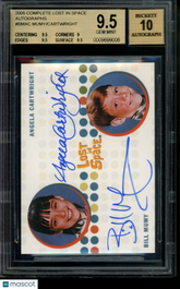 2005 Lost in Space Autograph Angela Cartwright Bill Mumy LE SP Auto BGS 9.5/10