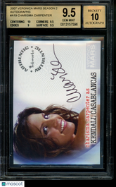 2007 Veronica Mars S2 Autograph Charisma Carpenter as Kendall Auto BGS 9.5/10