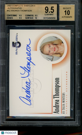2002 Babylon 5 Autograph Andrea Thompson as Talia Winters Auto BGS 9.5/10