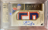 2015 Black Diamond Rookie Placards Auto Logo Patch Connor McDavid 15 BGS 9.5/10