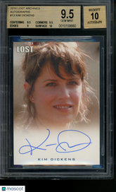 2010 Lost Archives Autograph Kim Dickens as Cassidy Phillips Auto BGS 9.5/10