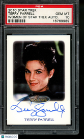 2010 Star Trek Autograph Terry Farrell as Jadzia Dax LE Auto PSA 10