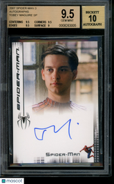 2007 Spider-Man 3 Autograph Tobey Maguire Limited Edition Auto BGS 9.5/10 SP