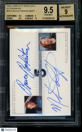 2002 Babylon 5 Autograph Melissa Gilbert Bruce Boxleitner LE Dual Auto BGS 9.5