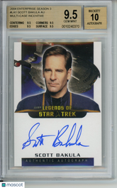 2004 Enterprise Season Three Scott Bakula Capt. Archer Autograph BGS 9.5/10 Auto