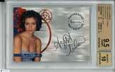 2003 Charmed The Power of Three Autographs Alyssa Milano Phoebe BGS 9.5/10 Auto