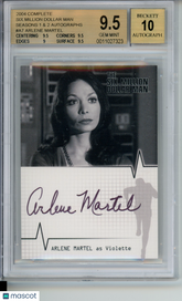 2004 Six Million Dollar Man Autograph Arlene Martel Violette LE Auto BGS 9.5/10
