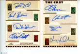 2024 Leaf History Book Pop Culture Marvel The Cast Auto Evans Hemsworth Pratt