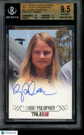 2012 True Blood Full Bleed Autograph Lindsay Pulsipher Limited Auto BGS 9.5/10