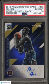 BOL BOL 2019 PANINI OPTIC BLACK PRIZM ROOKIE RC AUTO #1/1 PSA 10 AUTOGRAPH 🔥