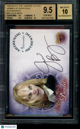 2004 Buffy the Vampire Slayer Autograph Julie Benz as Darla Auto BGS 9.5/10