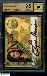 1999 Planet of the Apes Autograph Linda Harrison as Nova Auto BGS 9.5/10