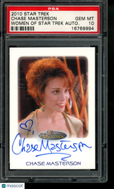 2010 Star Trek Autograph Chase Masterson as Leeta Limited Edition Auto PSA 10