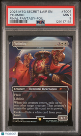 2025 Magic The Gathering Secret Lair Drop Yojimbo Final Fantasy-Foil PSA 9 #7004