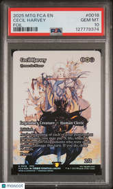 2025 Magic The Gathering Final Fantasy Thgh Ages Cecil Harvey #0018 Foil PSA 10