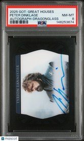 2025 Rittenhouse Game Of Thrones Autograph Peter Dinklage /24 PSA 8 Dragonglass