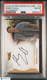 2019 Cryptozoic CZX Super Heroes Autograph Henry Cavill Superman Auto PSA 8
