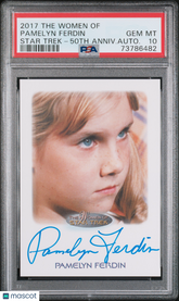 2017 Star Trek 50th Anniv Autograph Pamelyn Ferdin Limited Auto PSA 10 Gem Mint