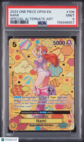 2024 One Piece Op09-Emperors New World Nami Special Alternate Art PSA 9 #106