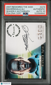 2007 Inkworks The 4400 S2 Autograph Mahershala Ali #A13 PSA Auto 10 Blade?