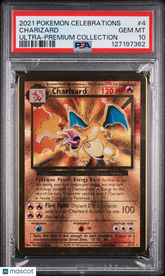 2021 Pokemon Celebrations Ultra-Premium Collection Charizard #4 PSA 10 Low Pop