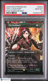 2025 MTG Magic Promos Tifa Lockhart #0002 Pro Tour Qualifier-Participant PSA 10