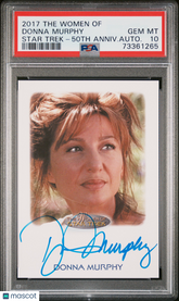 2017 Star Trek 50th Anniv Autograph Donna Murphy as Anij Limited Auto PSA 10