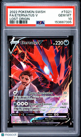 2022 Pokemon Sword & Shield Lost Origin Eternatus V Fa PSA 10 #TG21 Gem