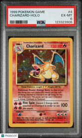 1999 Pokemon Game Charizard #4 Holo PSA 6 EX-MT