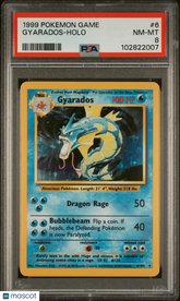 1999 Pokemon Game Gyarados #6 PSA 8 NM-MT HOLO