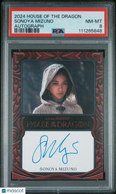 2024 House Of The Dragon S1 Autograph Sonoya Mizuno as Mysaria LE Auto PSA 8