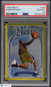 1996 Topps Finest Kobe Bryant Heirs Gold Rookie Rare PSA 10 Gem Lakers Low Pop