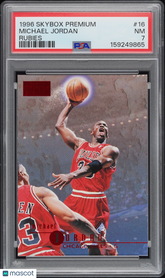 1996-97 Skybox Premium Michael Jordan #16 Rubies SP PSA 7 Chicago Bulls HOF Rare