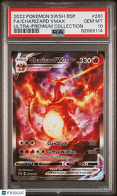 2022 Pokemon Black Star Promo Charizard VMAX Ultra-Premium Coll Fa PSA 10 #261